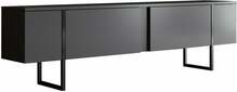 TV-alus Kalune Design Luxe, 30 x 180 x 50 cm, antratsiit/must