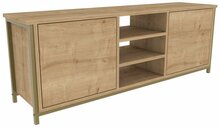TV-alus Kalune Design Otis, 35.3 x 140 x 50.8 cm, pruun/kuldne