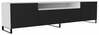 TV-kapp ADRK Furniture Noemi, 200 x 47 x 53 cm, must/valge