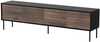 Telerialus Cama Meble Cortina 4D, 200 x 40 x 55 cm, must/pähkel