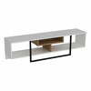 TV laud Kalune Design Asal, 149.4 x 35.2 x 40 cm, valge/tamm