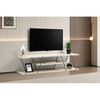 TV-alus Kalune Design Canaz, 120 x 33 x 30 cm, must, hele travertiin