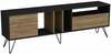TV-alus Kalune Design Mistico, 180 cm, must/pähkel