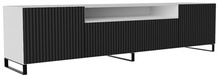 TV-kapp ADRK Furniture Noemi, 200 x 47 x 53 cm, must/valge
