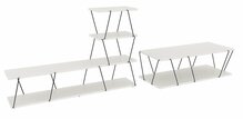 TV-alus Asir Basak, 150 x 93 x 30 cm, valge