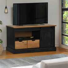 Telerikapp Songmics Halden, 110 x 40 x 60 cm, liugustega, must