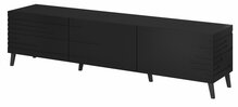 TV-alus Cama Meble Nova, 186 x 40 x 48 cm, matt must