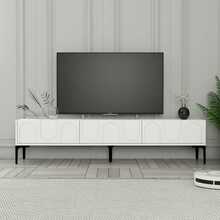 TV-alus Asir Lentyna, Lionas 42, 180 x 42 x 35 cm, valge