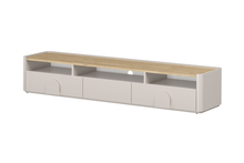 TV-alus Bogart Amilio, 200 cm, Cashmere / Oiled Oak / Cashmere handles, beež