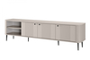 TV-alus Bogart Vesper 187 RD, MDF, beež, kashmiir, mustad jalad
