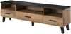 TV-alus Cama Meble Lotta, 180 cm, wotan tamm/must