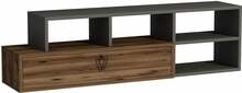 TV-alus Kalune Design Duru, 29.6 x 135 x 38 cm, antratsiit/pähkel