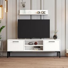 TV-alus Kalune Design Riga, 30 x 140 x 48 cm, valge