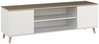 TV-laud ADRK Furniture Petra, 155 x 40 x 50 cm, valge/tamme värv