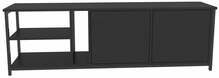 TV-alus Kalune Design Primrose, 35.3 x 160 x 50.8 cm, antratsiit/must