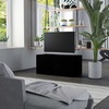 Telerikapp Soduinamams, 80 x 34 x 36 cm, must, puitlaastplaat