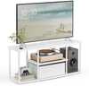 TV-kapp Songmics HOME LTV500W01, 110 x 35 x 46 cm, lumivalge