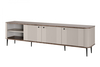 TV-alus Bogart Vesper 187 RD, 187 cm, kašmiir MDF, pähkel, mustad jalad