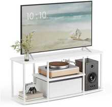 TV-kapp Songmics HOME LTV500W01, 110 x 35 x 46 cm, lumivalge