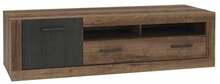 TV-laud Forte Trass, 40.2 x 143.1 x 52 cm, tamm/must