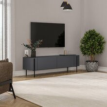 TV-alus Kalune Design Herman, 160 x 45.6 x 31.4 cm, antratsiit