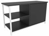 TV-alus Kalune Design Muskegon, 89.6 x 35.3 x 50.8 cm, antratsiit/valge