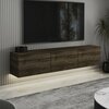 TV-alus Kalune Design Neon, 160 x 35 x 32 cm, pähkel, pruun