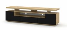 TV laud Homelando RTV Eva, 180 cm, tamme artisan/must matt