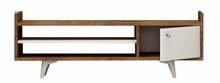 TV-laud Kalune Design Ticaba, 120 x 35 x 47 cm, tamm/valge