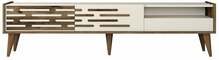 TV-alus Kalune Design Valensiya, 180 x 45 x 35 cm, kreem/pähkel