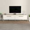 TV-alus Kalune Design Astrid, 36.6 x 163.8 x 46.8 cm, valge/pähkel
