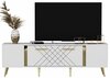 TV-alus Kalune Design Detas, 150 x 35 x 48.2 cm, kuldne/valge