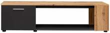 TV-alus ASM Maze I, 150 x 39 x 40 cm, tamm/must