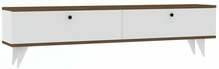 TV-alus Kalune Design Paris, 160 x 25 x 35 cm, valge/pruun