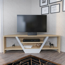 TV-alus Kalune Design Sares, 120 x 35 x 36.8 cm, pruun/valge