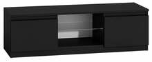 TV-laud Top E Shop RTV120 CZAR P SZ, 120 x 40 x 36 cm, must