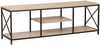 TV-laud Home4you Study, 140 x 40 x 46,5 cm, tamm/must