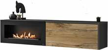TV-alus ASM Dallas B, 180 x 40 x 40 cm, antratsiit/tamm