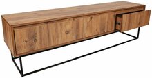 TV-alus Kalune Design Lupin, 180 x 50 x 40 cm, pähkel/must