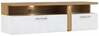 TV-alus Forte Tuluza, 54.1 x 163.2 x 50.7 cm, valge/pruun