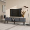 TV-alus Kalune Design Ramsey, 180 x 50 cm, antratsiit