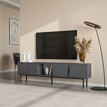 TV-alus Kalune Design Ramsey, 180 x 50 cm, antratsiit
