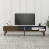 TV-alus Kalune Design Milan Alt, 180 x 35 x 40 cm, antratsiit/pähkel