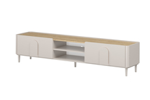 TV-alus Bogart Amilio, 220 cm, Cashmere / Oiled Oak, beež