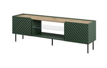 TV-alus Cama Meble Onda, 180.5 x 40 x 58.39 cm, roheline