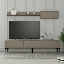 TV-alus Asir Lyon 2 - Atlas, 180 x 42 x 35 cm, must