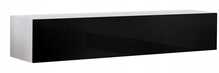 TV-alus ASM, 160 x 40 x 30 cm, valge/must