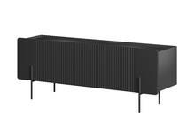 TV-alus Bogart Malmi, 150 cm, must, mustad jalad