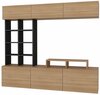 Elutoa mööblikomplekt Kalune Design Sasa, pruun/must