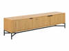 TV-alus Actona Jaipur, 176 x 40 x 45 cm, pruun, naturaalne melamiin, matt must teras